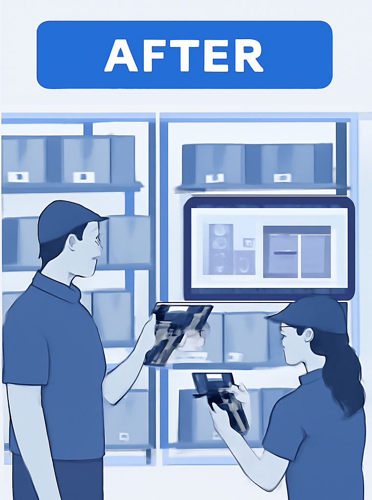 Automated warehouse management